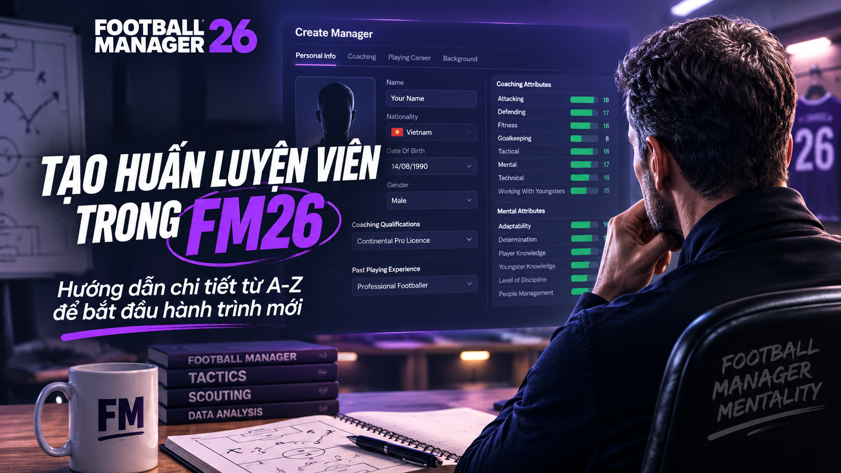 Tạo huấn luyện viên FM26